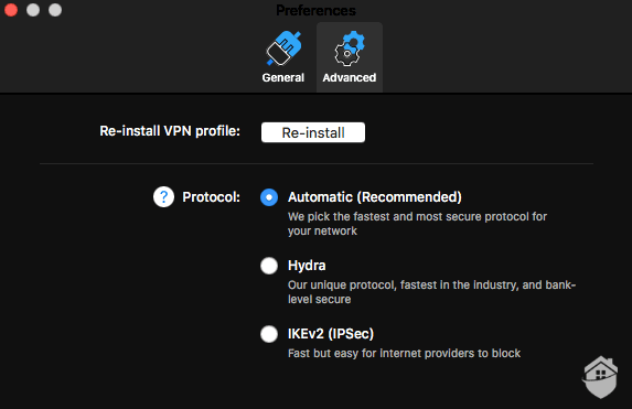 Hotspot Shield’s advanced features (Mac)