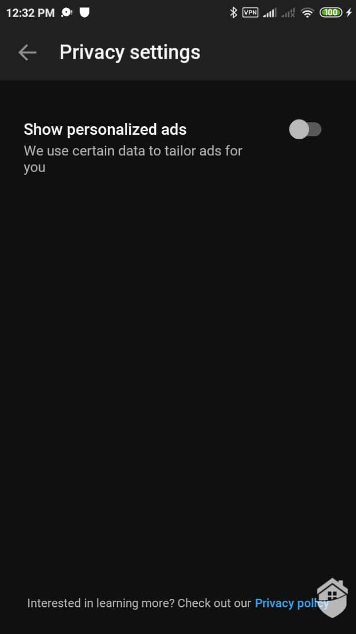 Personalized ads with my VPN? No thanks.