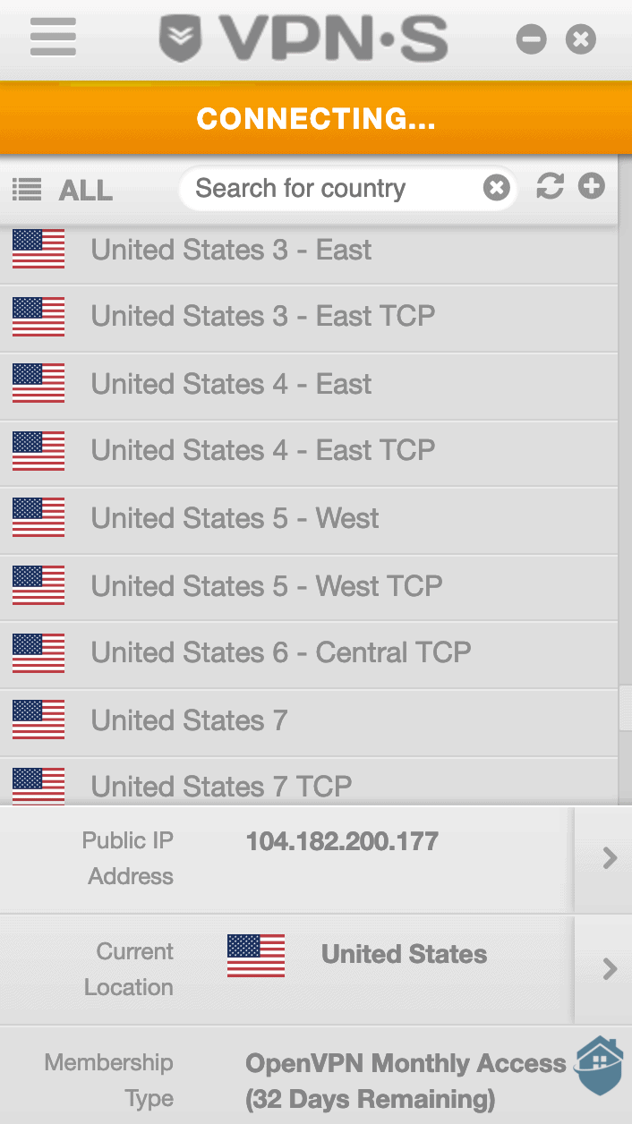 VPNSecure's connections speeds were a little slow.