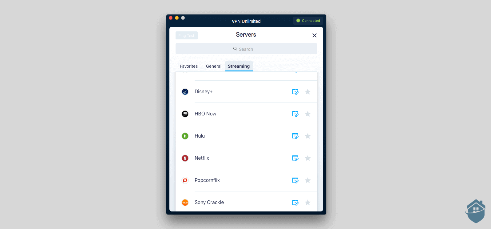 KeepSolid VPN has specialty servers just for unblocking popular streaming services like Netflix