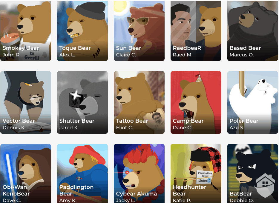 Members of TunnelBear’s 56-bear team