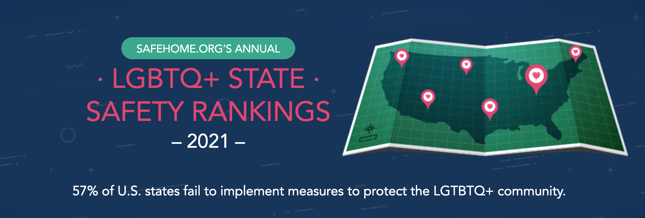 Safehome.org’s Annual LGBTQ+ State Safety Rankings: 2021 Featured Image