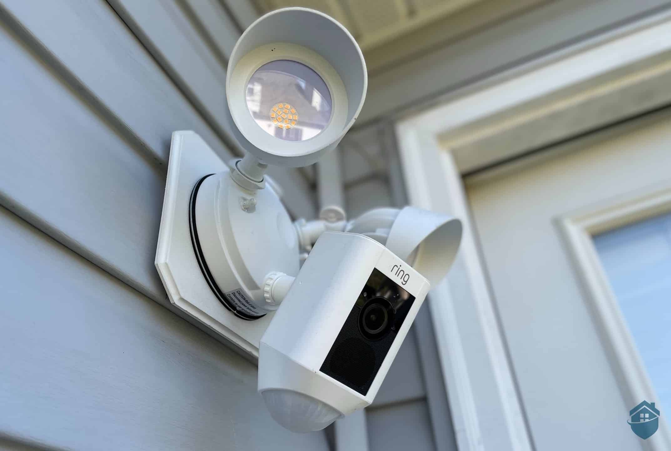 Ring Spotlight Cam HD Security Camera with Built Two-Way Talk and a Siren  Alarm