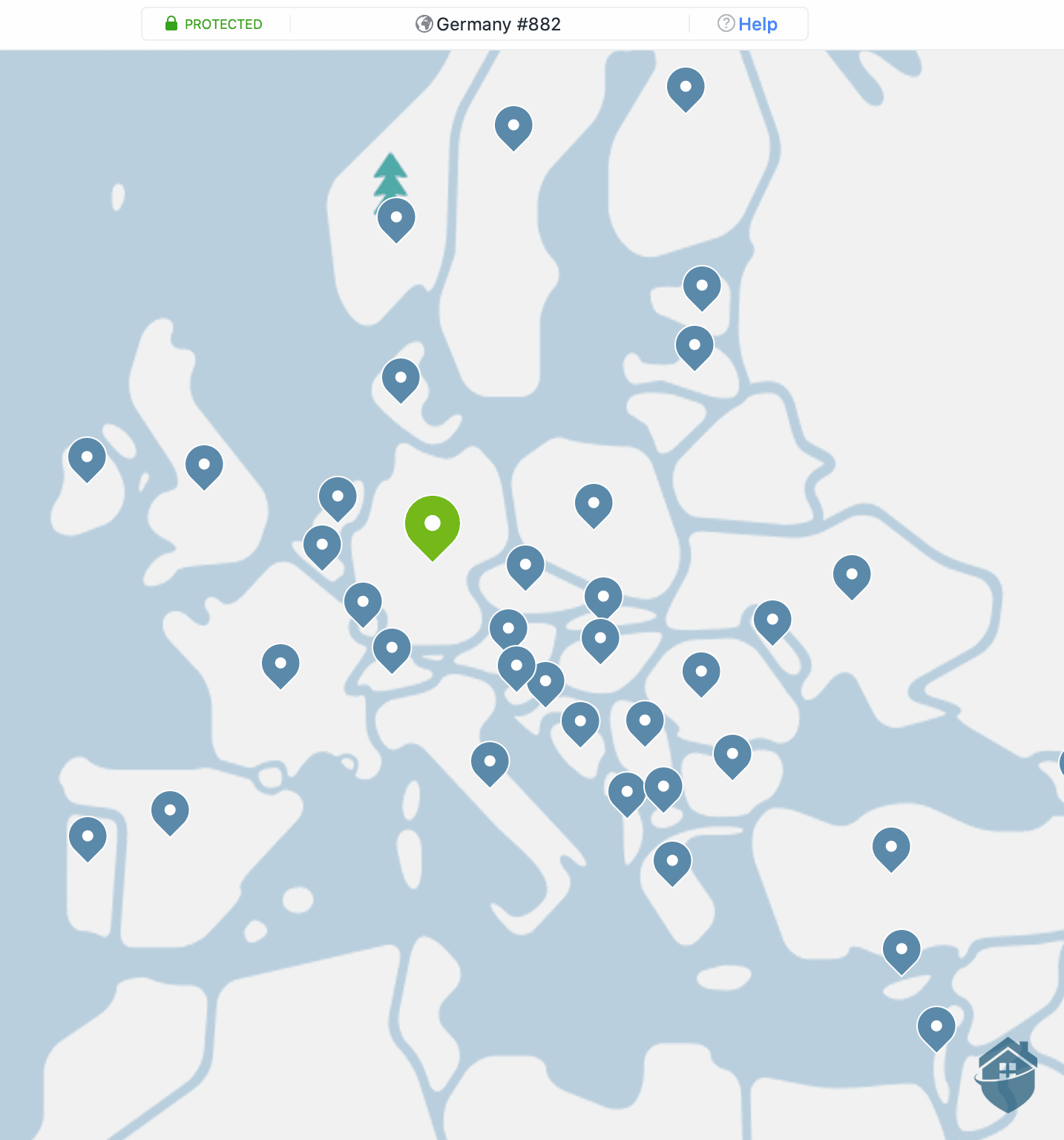 NordVPN Map