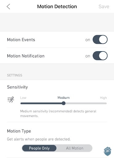 SimpliSafe Outdoor Camera Motion Detection