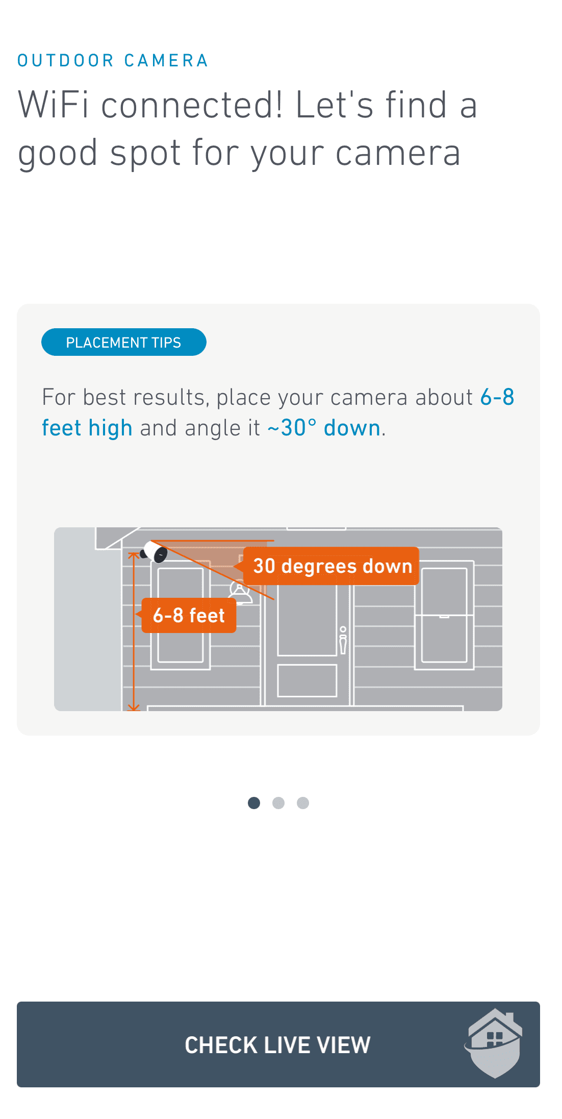 SimpliSafe Outdoor Camera Placement