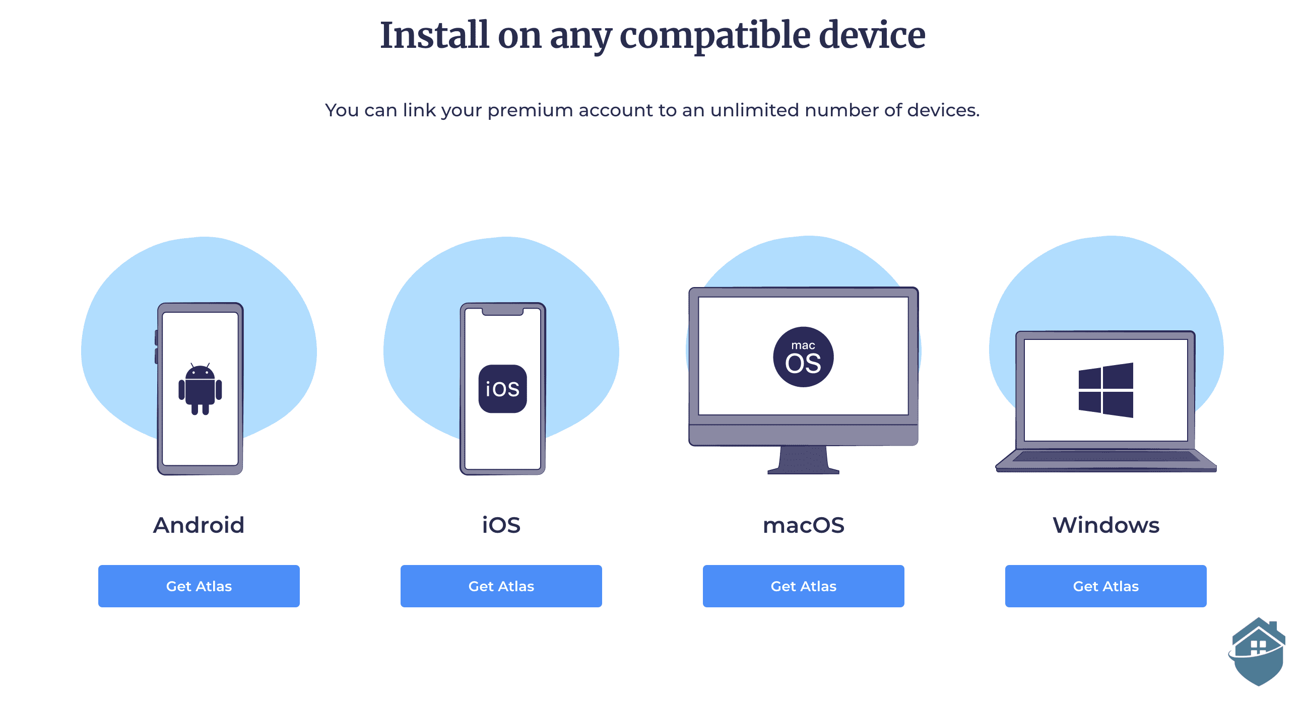 Atlas VPN is available on most desktop and mobile devices.