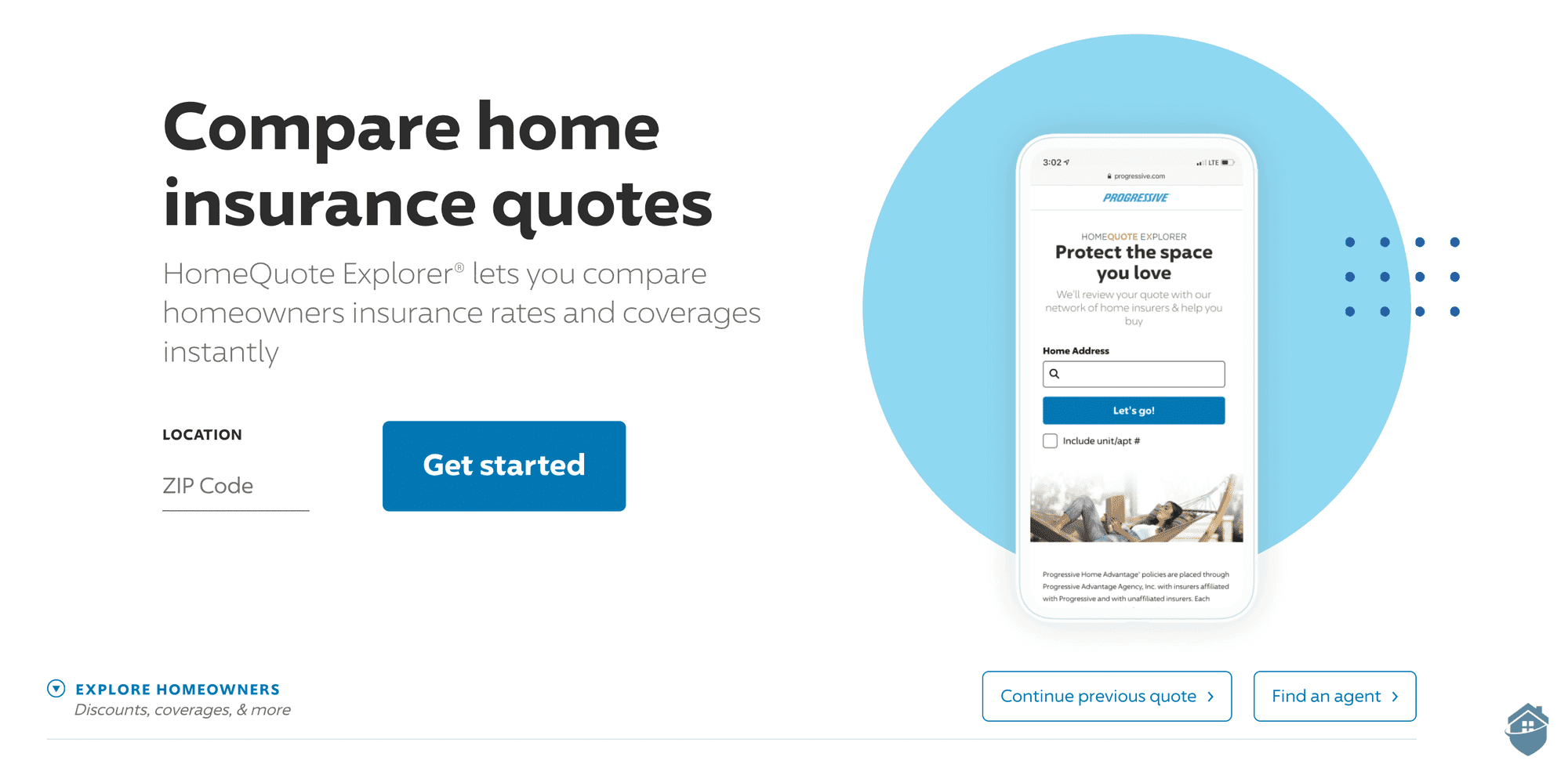 Progressive’s HomeQuote Explorer pulled data from 13 different insurance companies to find the ideal plan for me.