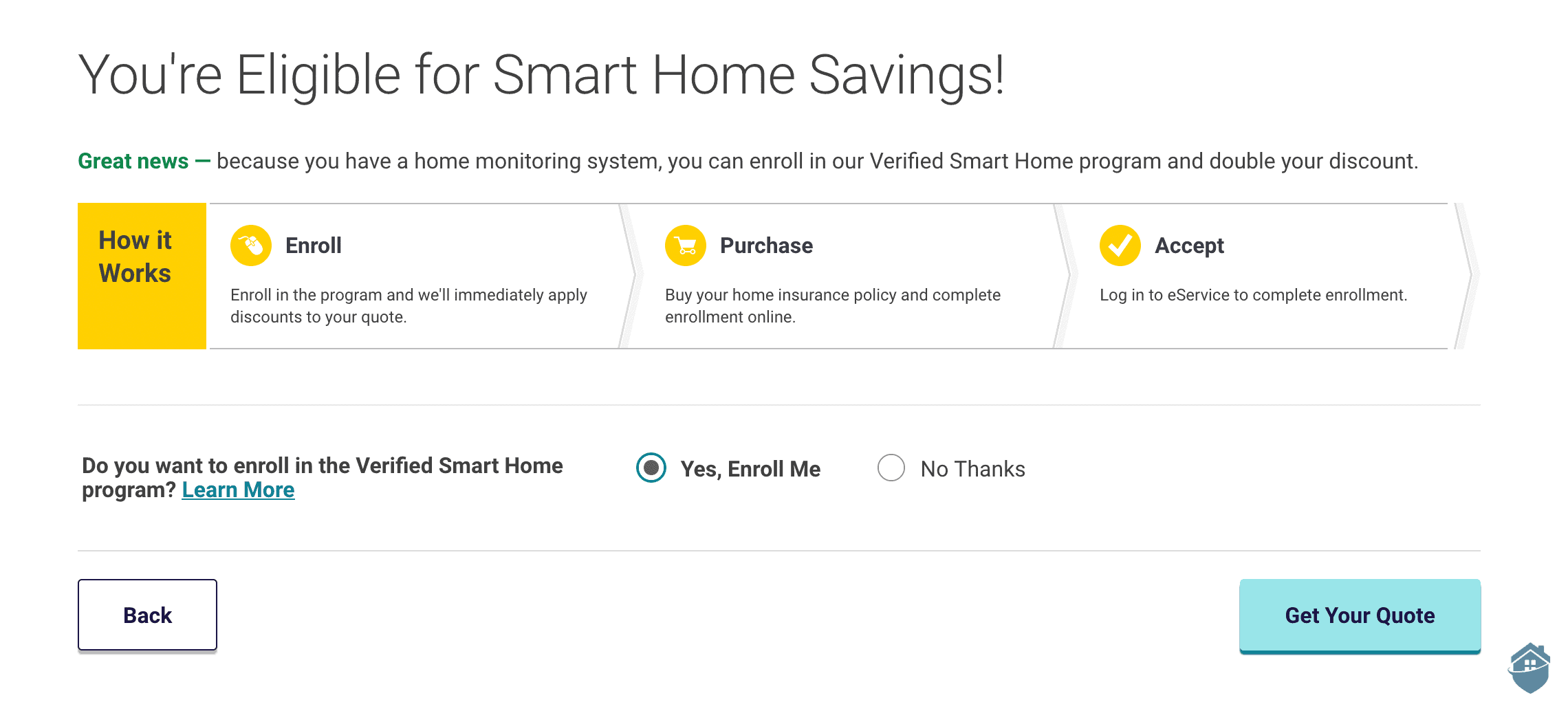 Enrolling in Liberty Mutual's Smart Home Program lowered my premium
