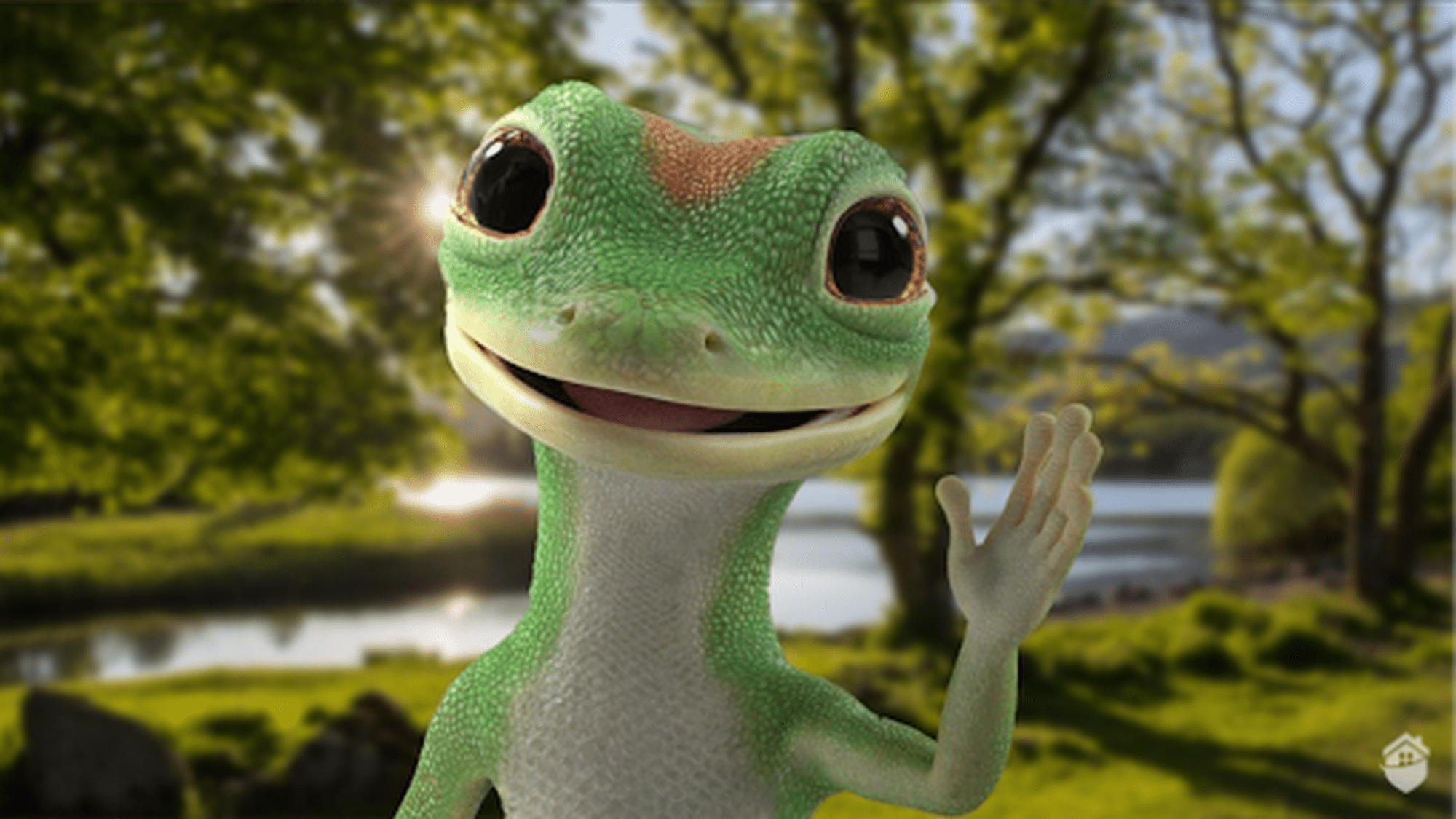 Geico Gecko Waving