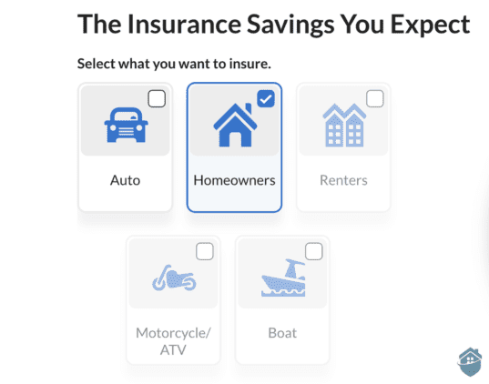Geico offers several different types of insurance.