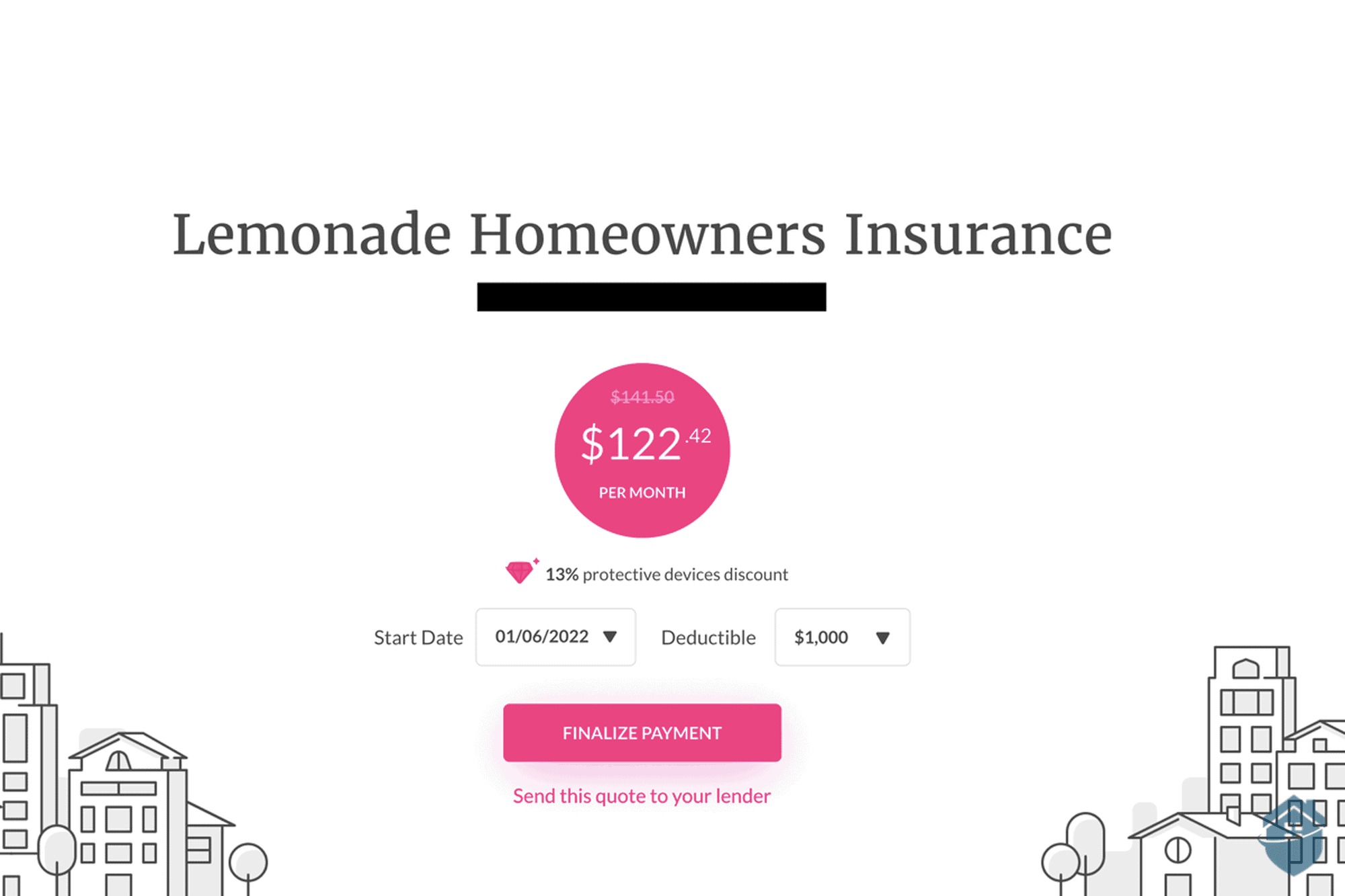 Lemonade Insurance Quote Builder