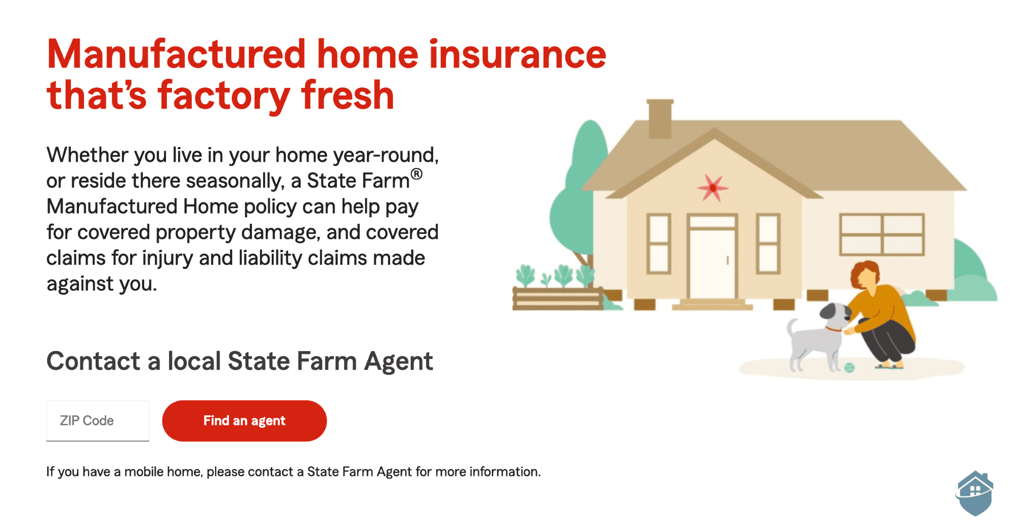 State Farm manufactured home coverages
