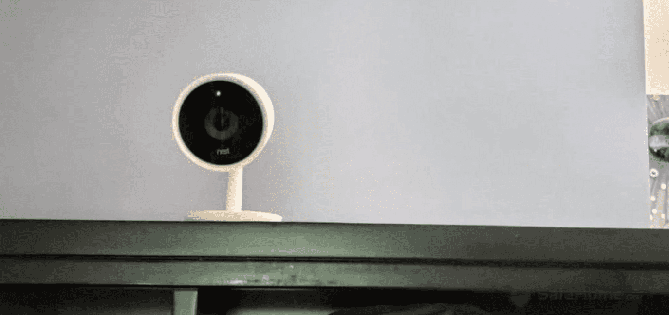 A Google Nest Indoor Camera