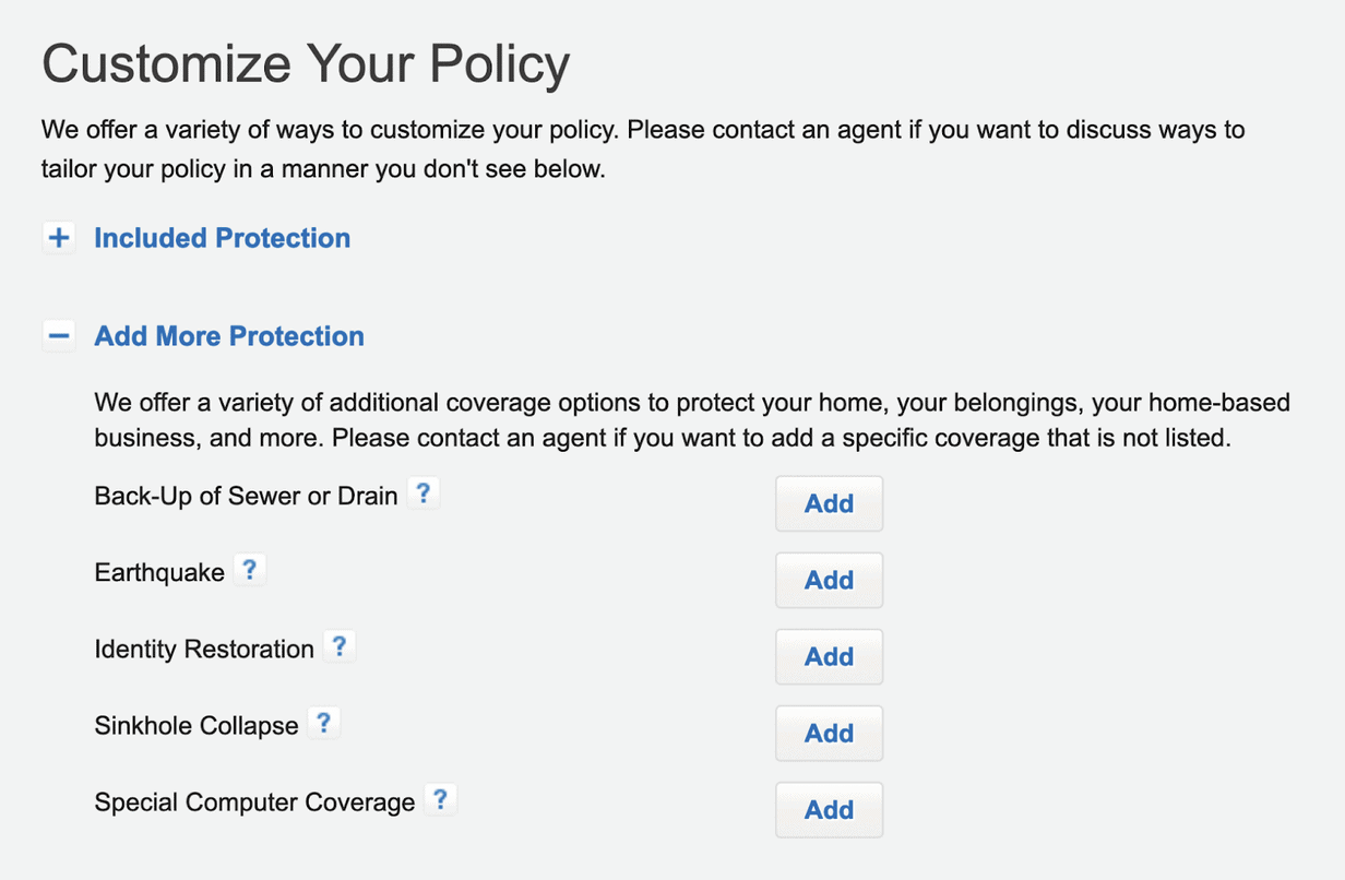 State Farm makes customizing your policy easy