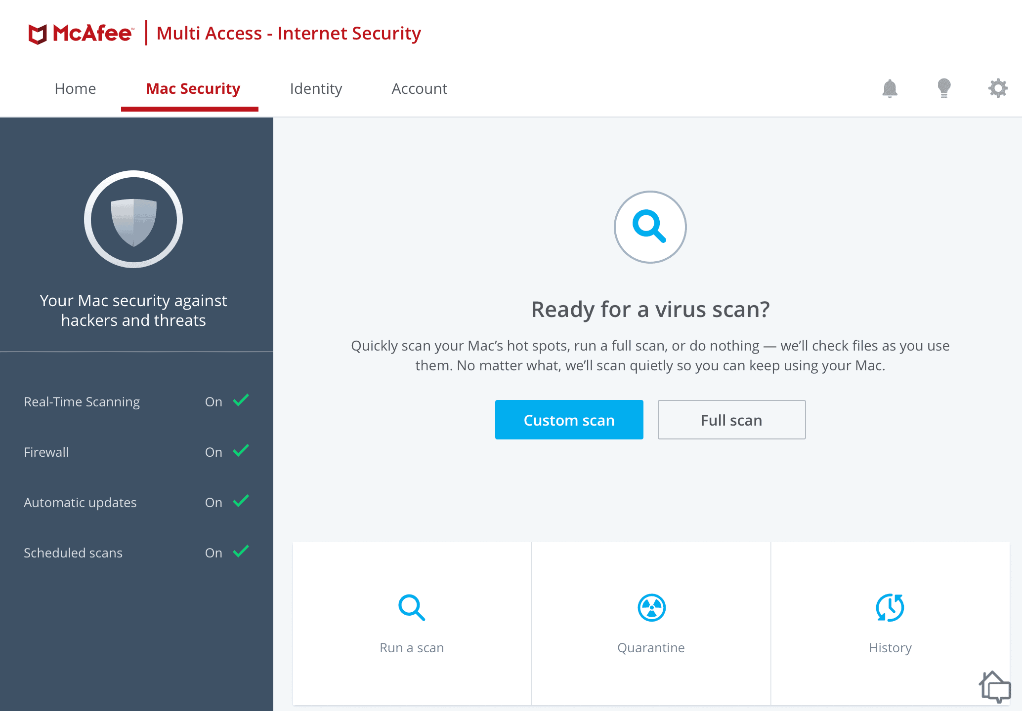 McAfee Virus Scan