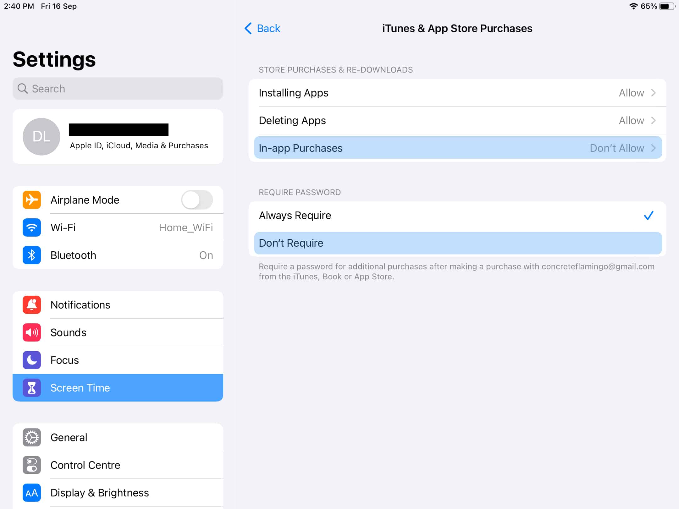 Set Up Content & Privacy Restrictions
