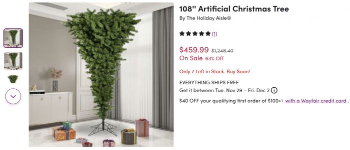 The Upside Down Christmas Tree