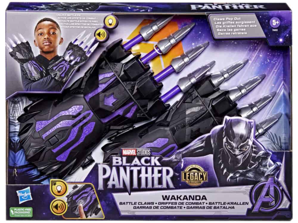 Wakanda Battle Claws by Hasbro, acrylic fists with finger daggers for your 5-year-old