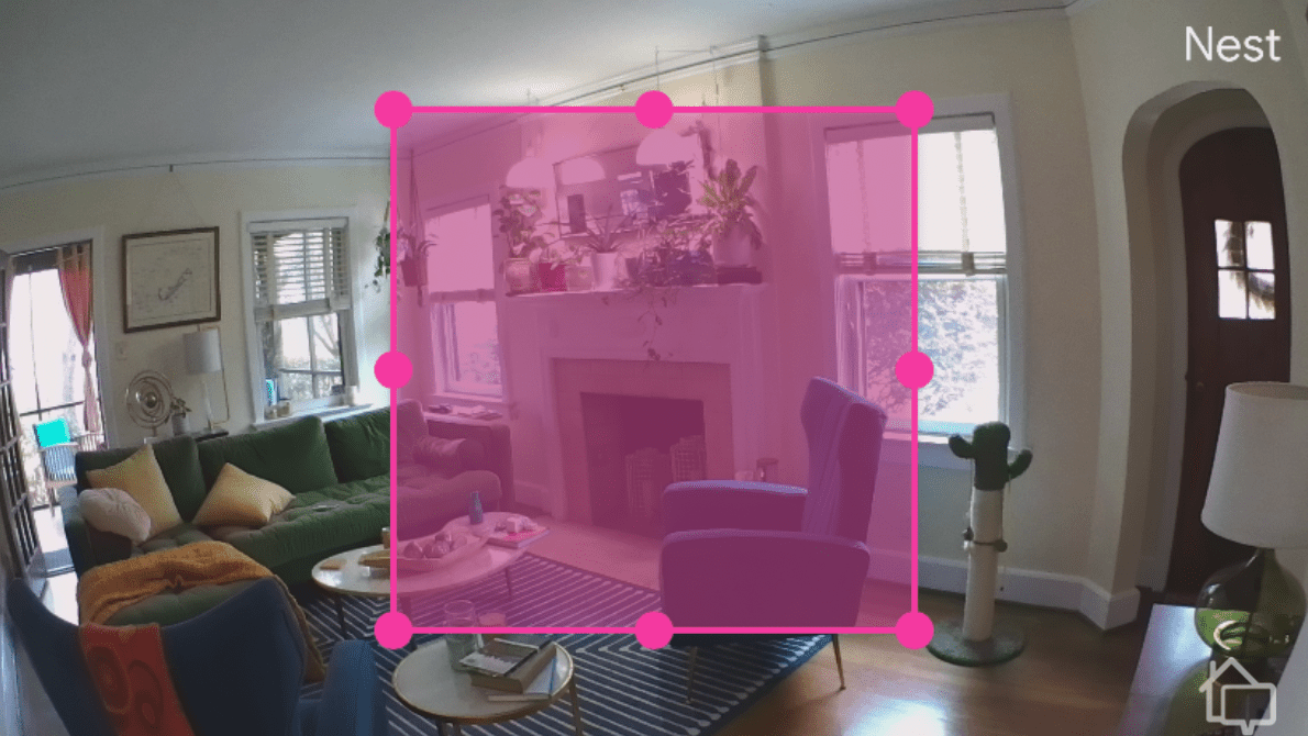 Nest Cam activity zone