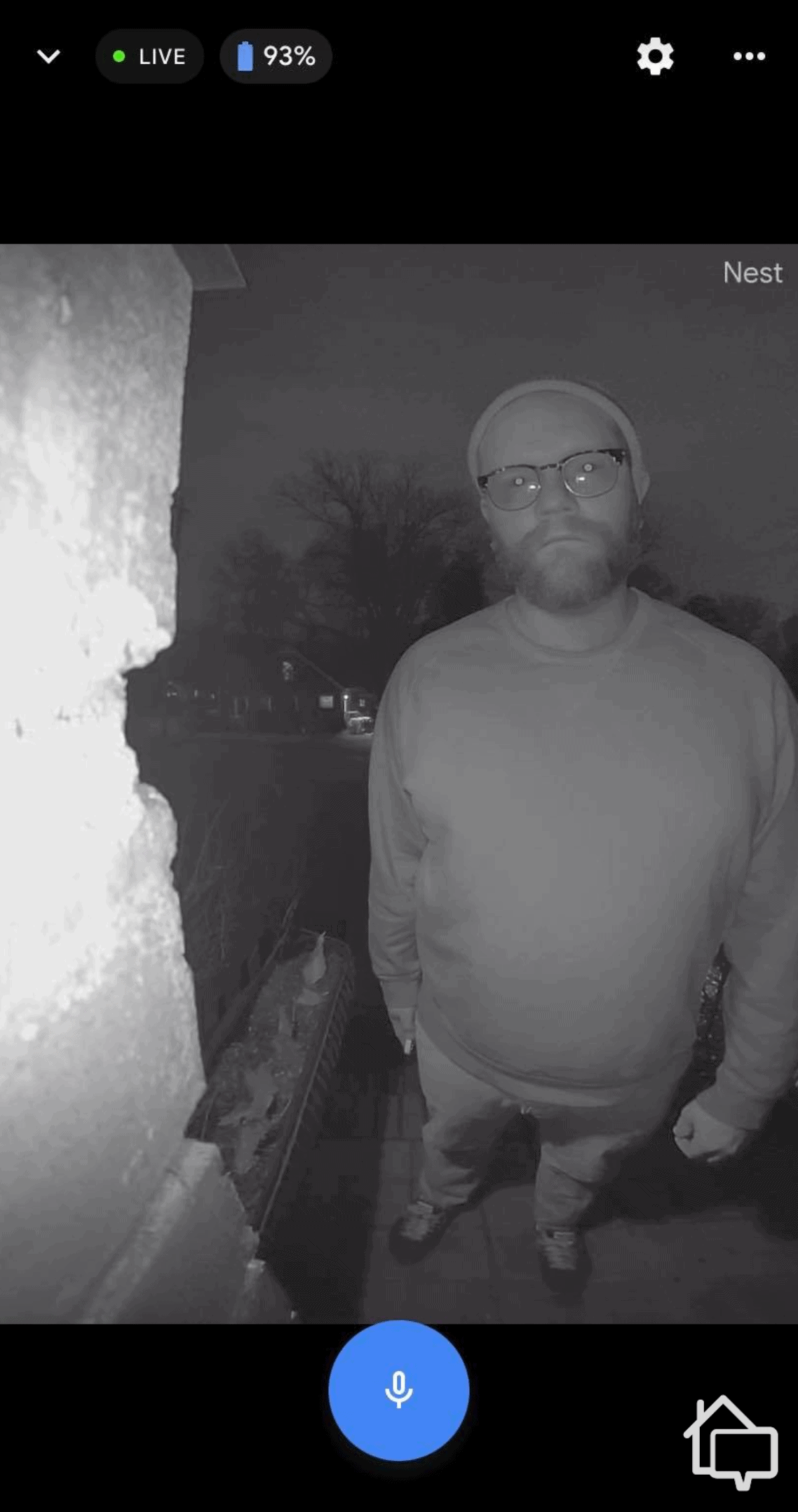 Nest Doorbell’s night vision