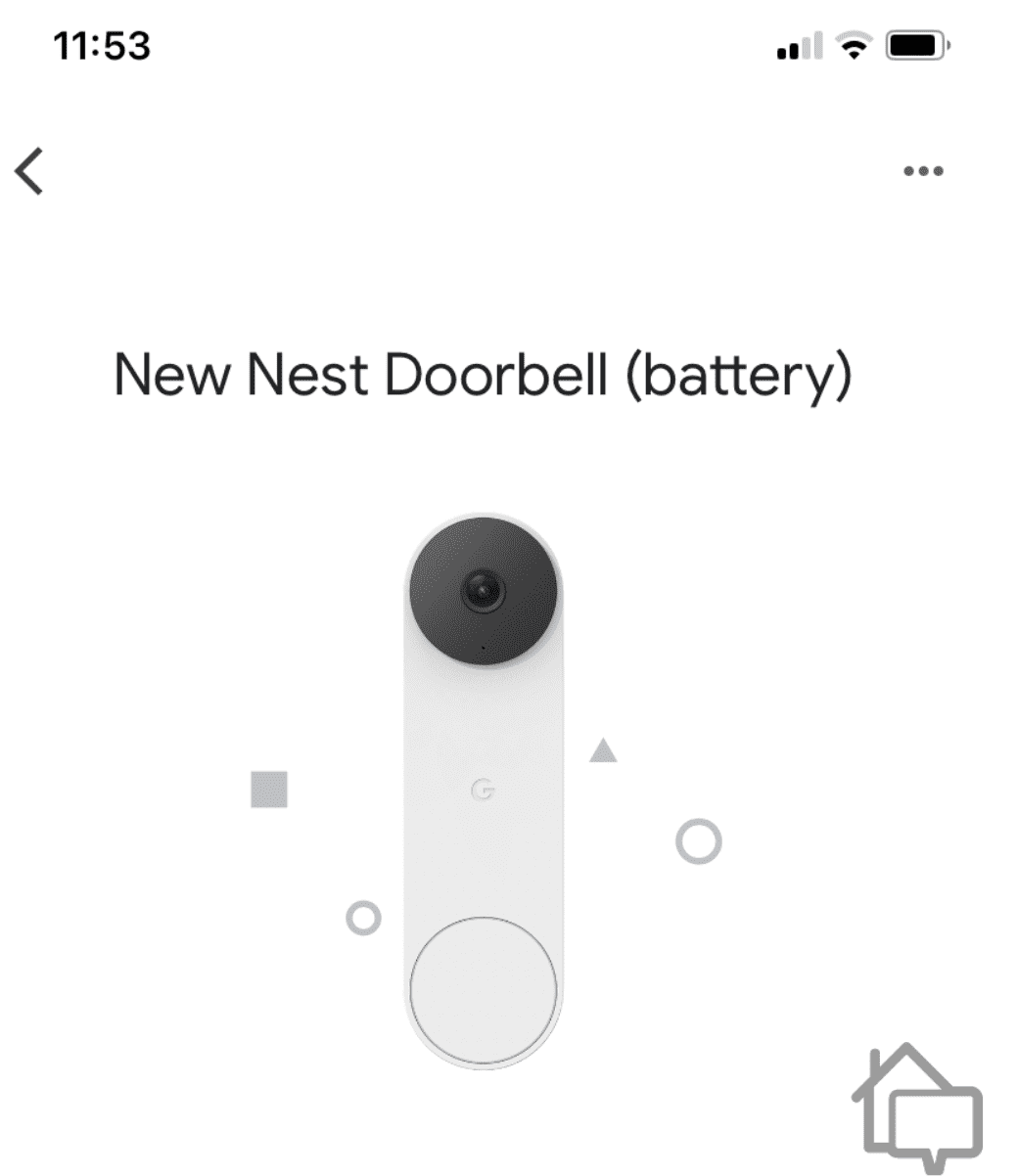 The Nest Doorbell is easy to set up in the Google Home app.
