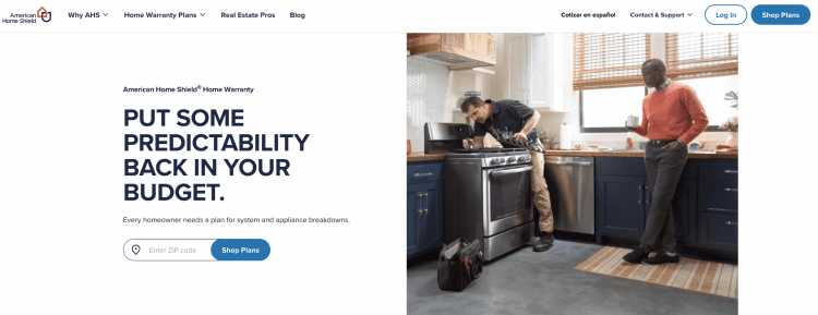 American Home Shield’s website is informative and easy to use