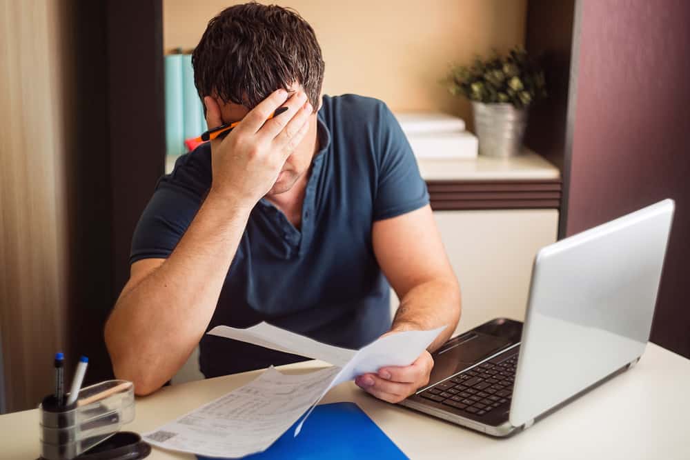 An upset making looking at documents