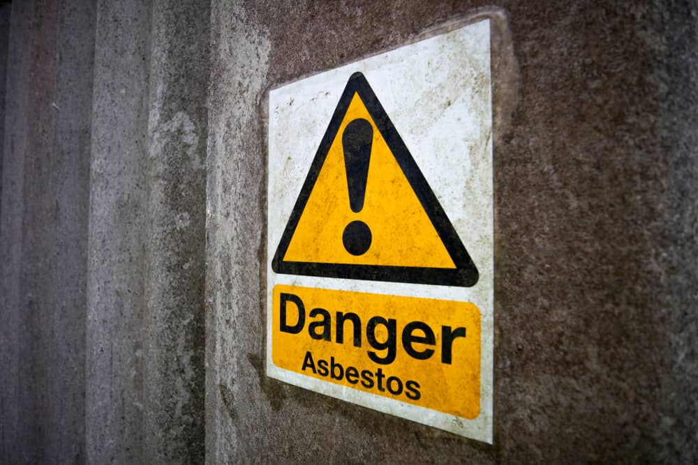 Asbestos Warning Sign