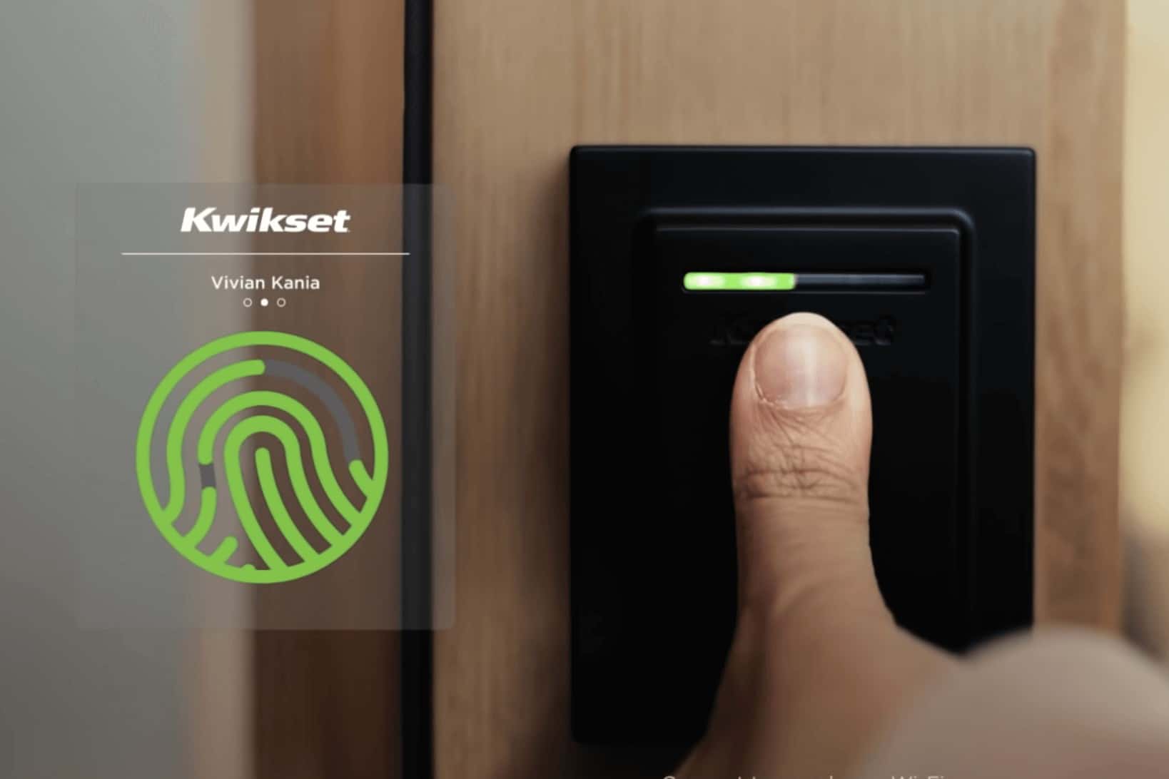 The Kwikset Halo Touch in action.