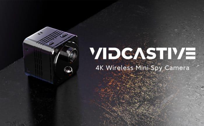Vidcastive 4K Mini Spy Camera