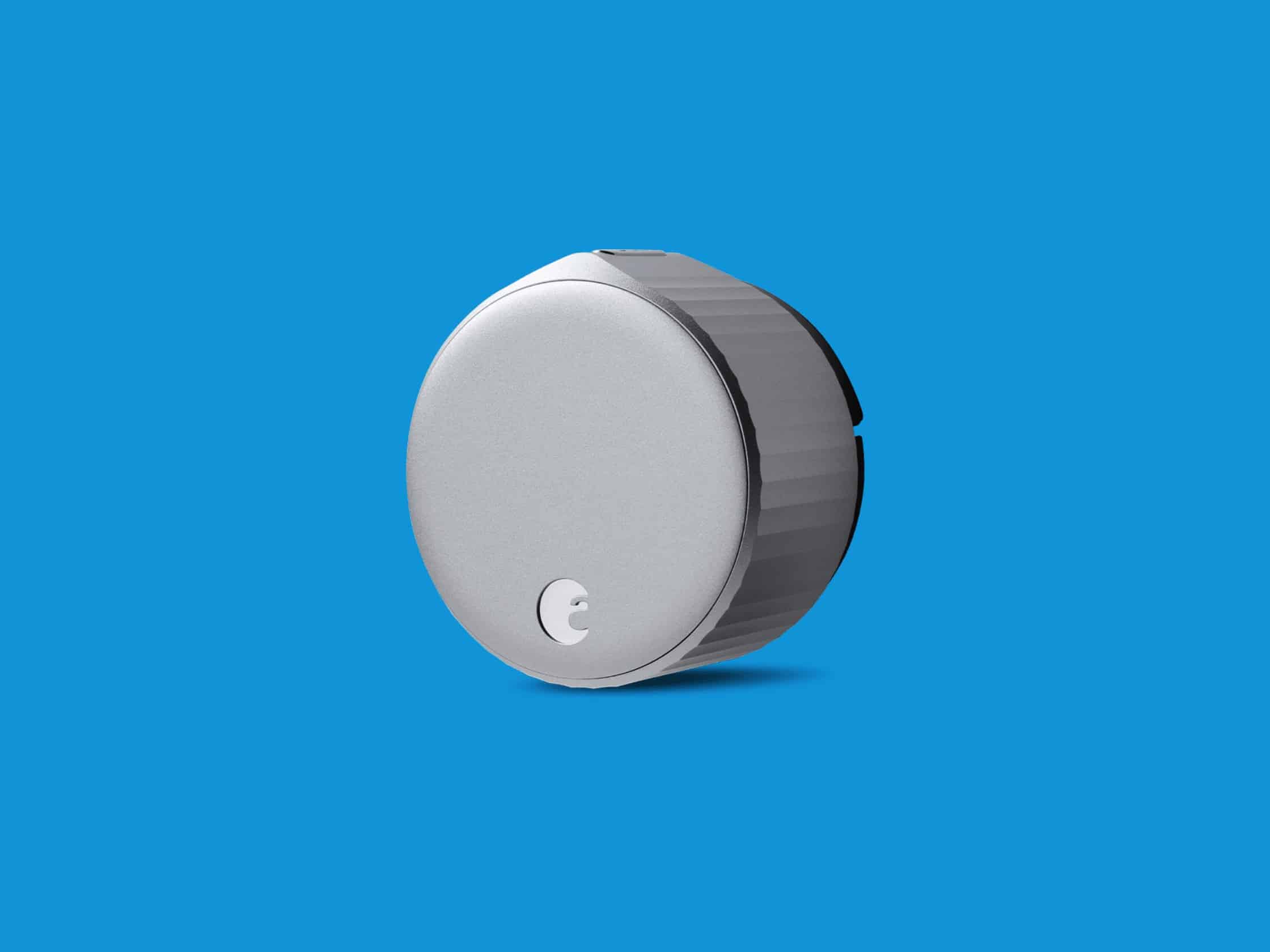 The new August Wi-Fi Smart Lock ditches the traditional thumb turn for a smooth, round face