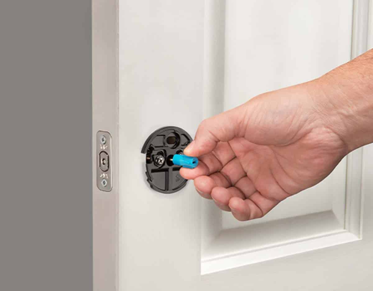 The August Smart Lock comes with a variety of deadbolt adapters. 