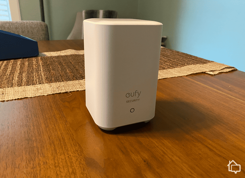 The Eufy Home Base sitting on my dining room table.