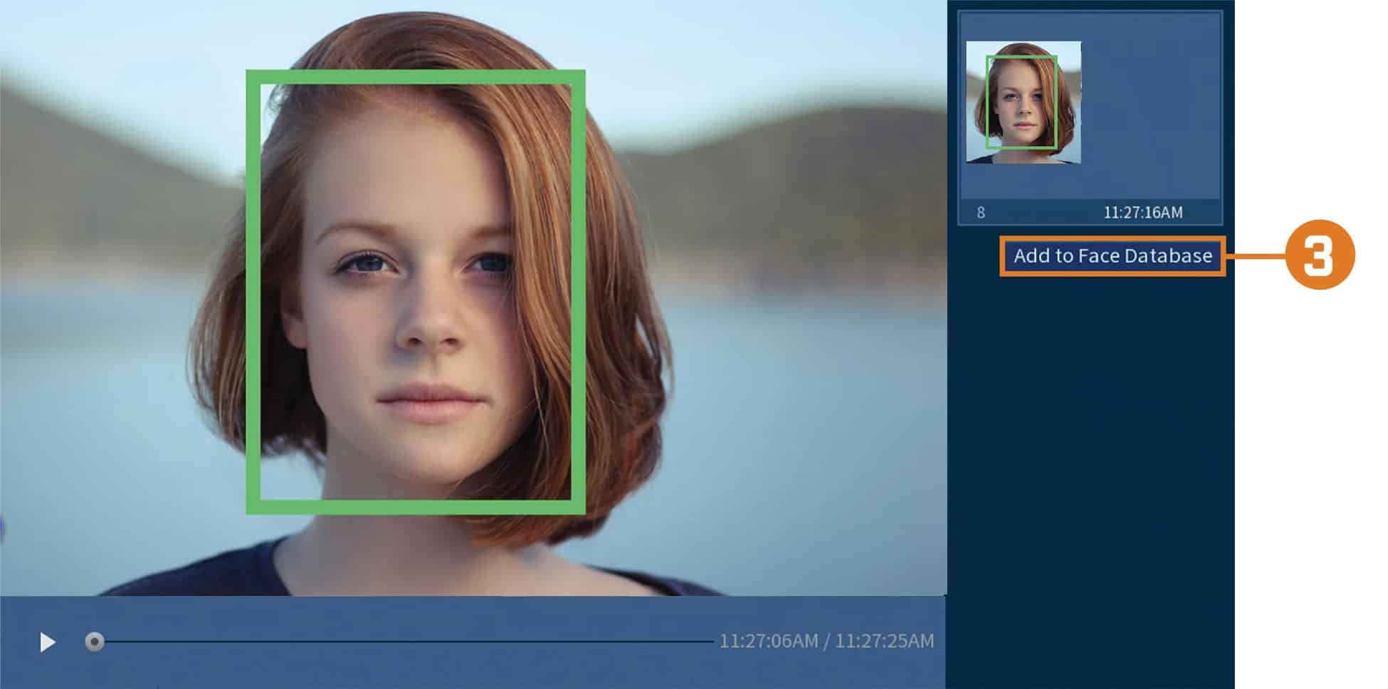 Smart camera face best sale recognition