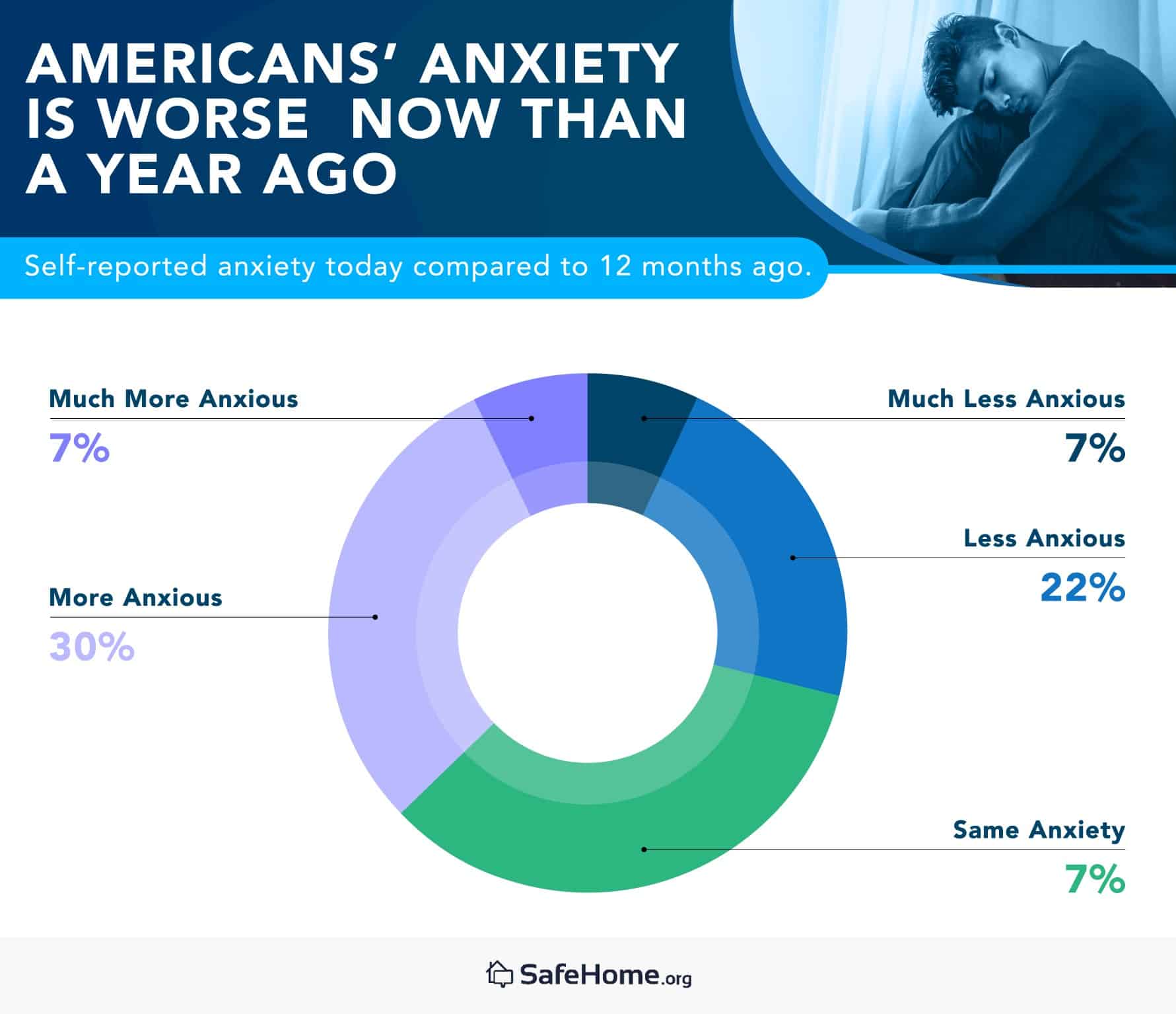 Americans Anxiety Circle Chart