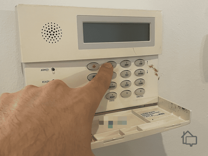My old ADT control panel.