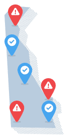 Delaware State Map