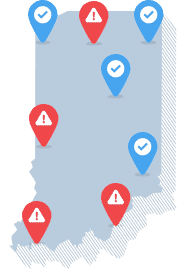 Indiana State Map