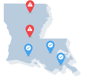 Louisiana State Map