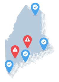 Maine State Map
