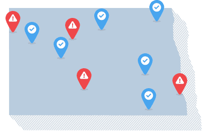 North Dakota State Map