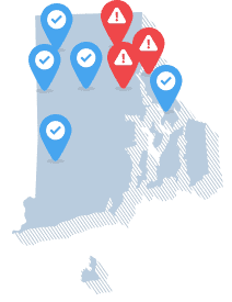 Rhode Island State Map