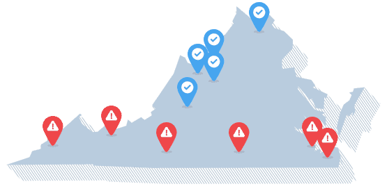 Virginia State Map
