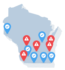 Wisconsin State Map