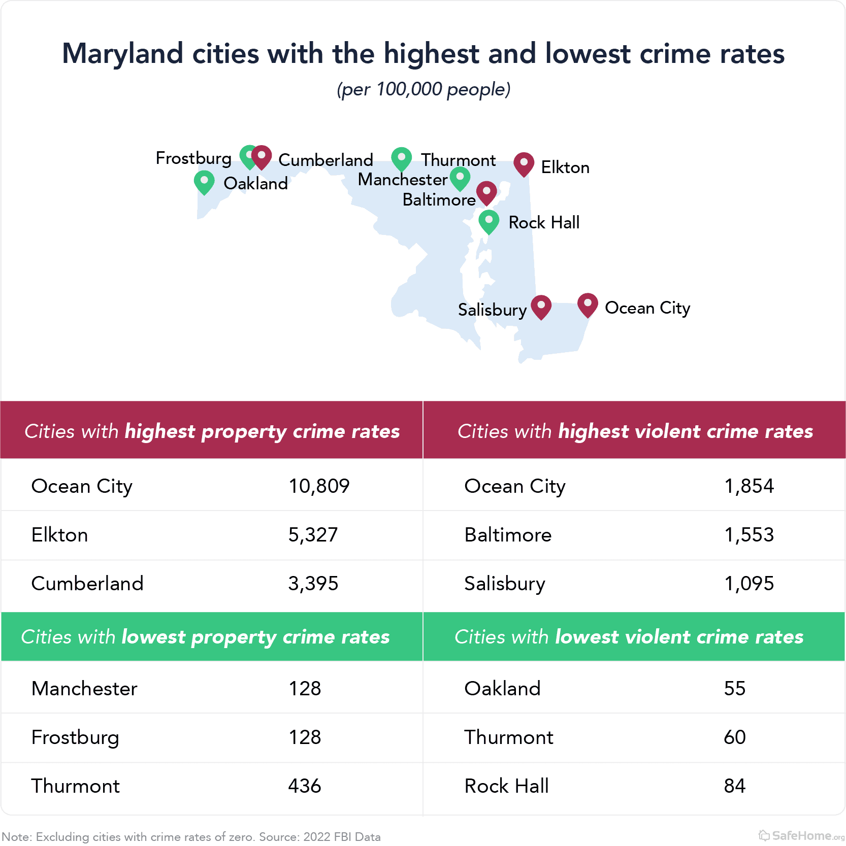 Maryland city map