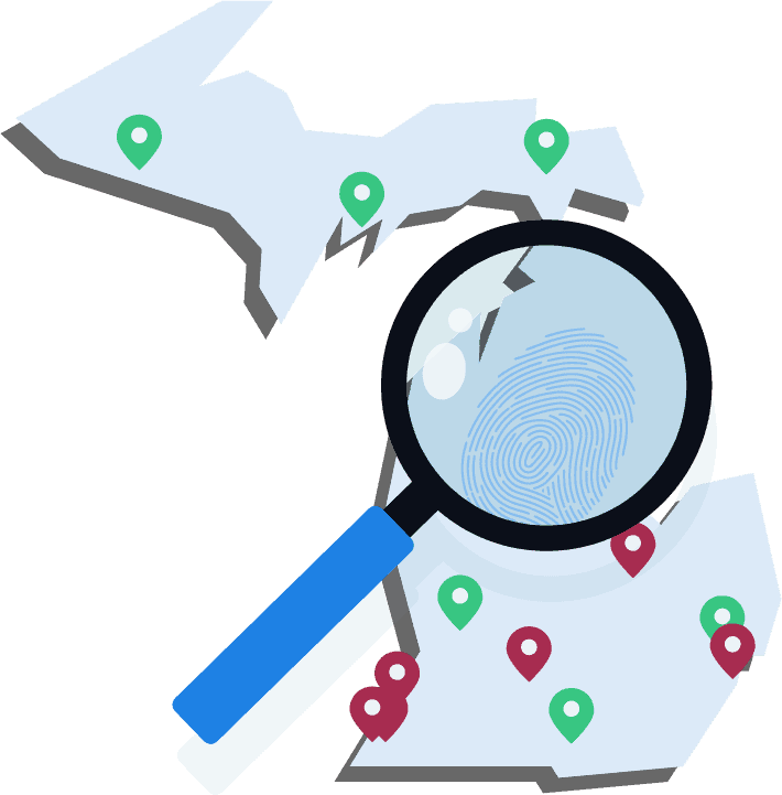 Michigan Header Map