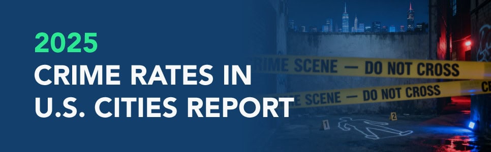 2025 Crime Rates in U.S. Cities Report Featured Image