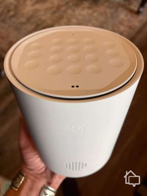We installed our ADT security system starting with this hub, the ADT Base.