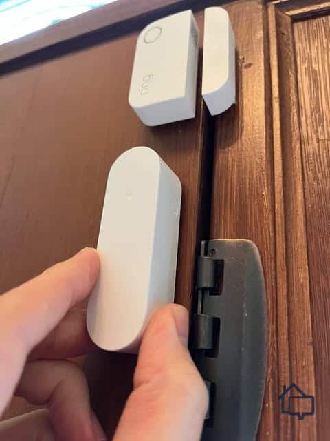 The new ADT Entry Sensors might not match our door trim, but at least they’re slimmer than Ring’s.